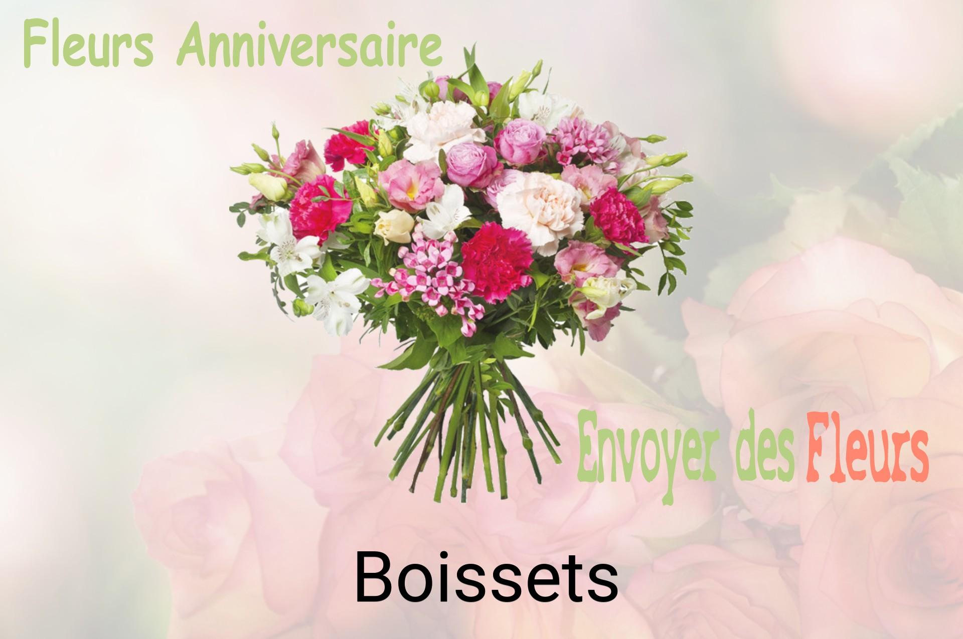 Bouquet de fleurs d’anniversaire livré à Boissets