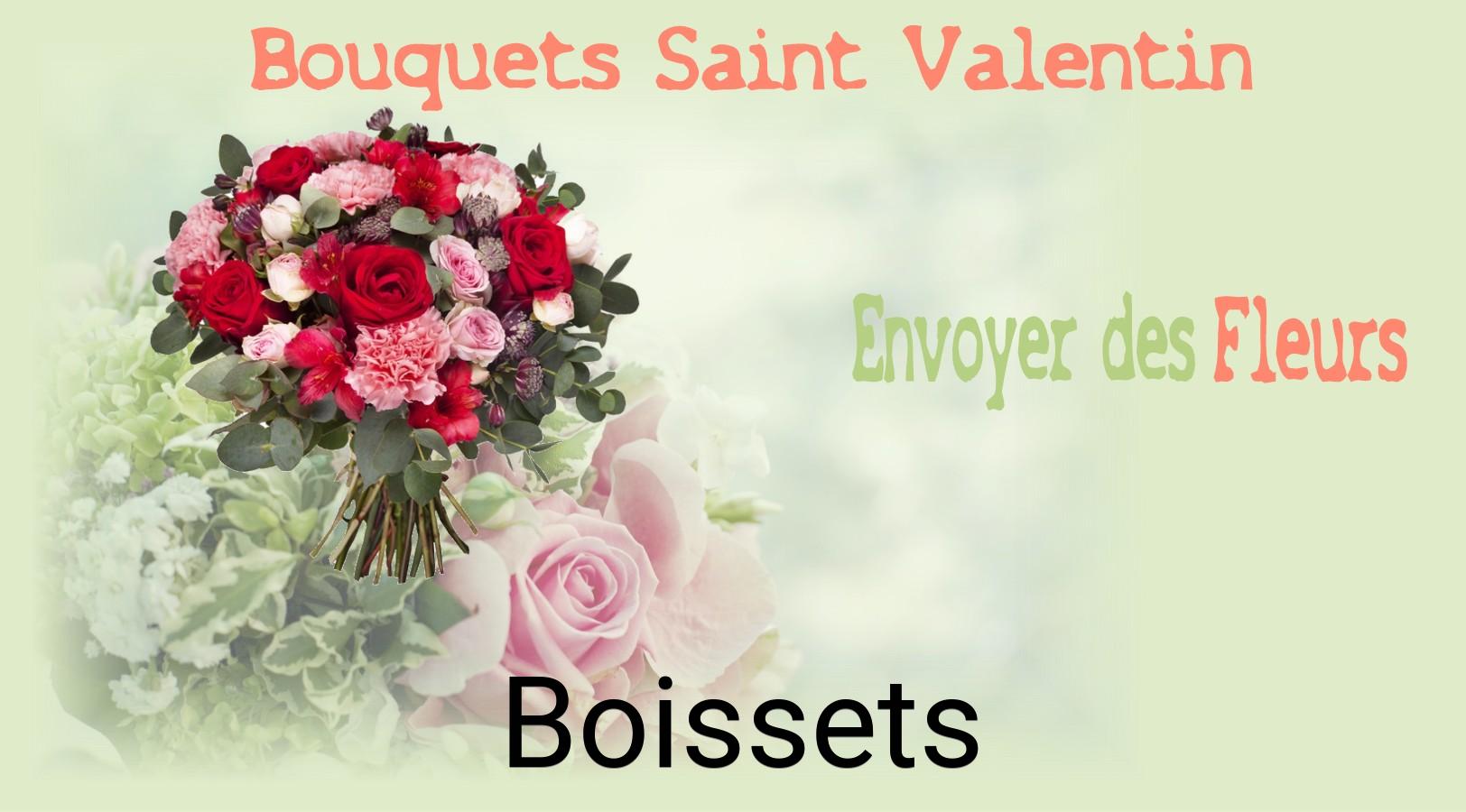 Roses de Saint-Valentin livrées à Boissets